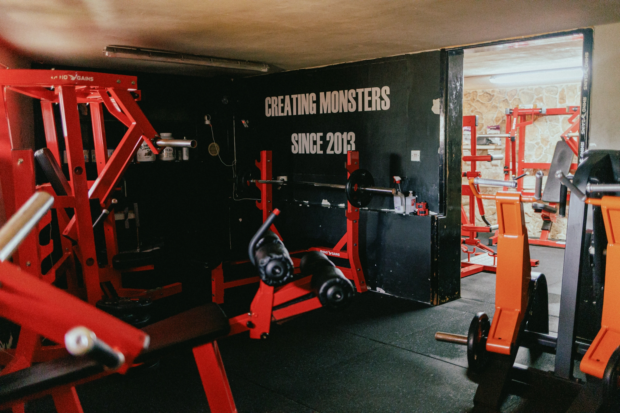 Pisani Factory gym facility with modern equipment and training space